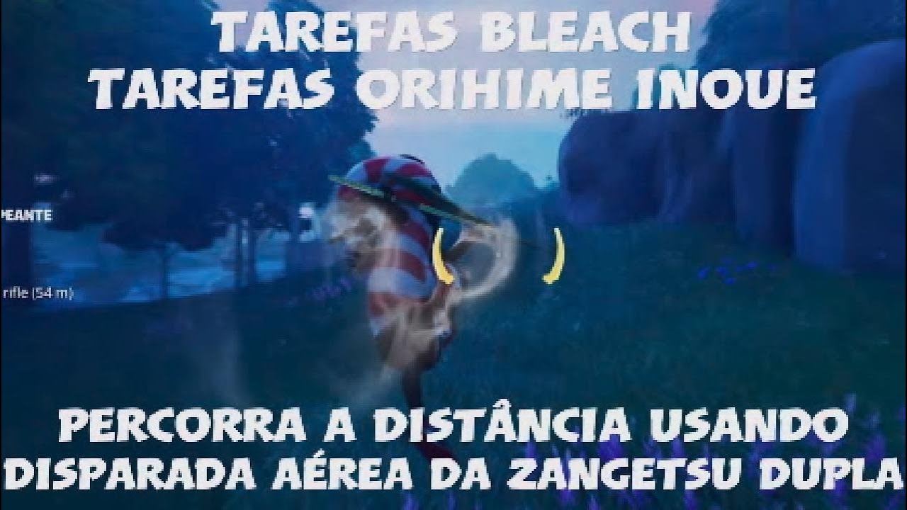 Percorra a dist&acirc;ncia usando disparada a&eacute;rea da Zangetsu Dupla