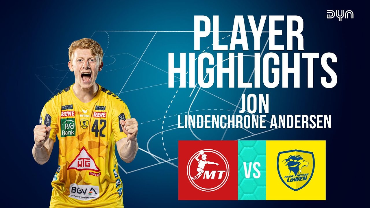 🤾&zwj;♂️One Man Show von Jon Lindenchrone Andersen Highlights vs. MT Melsungen |DAIKIN HBL|Dyn Handball