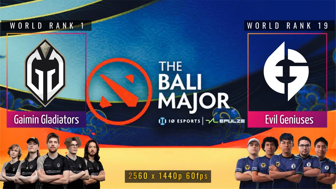 [ENG] Evil Geniuses vs Gaimin Gladiators (1:1) | Bali Major 2023 Group Stage