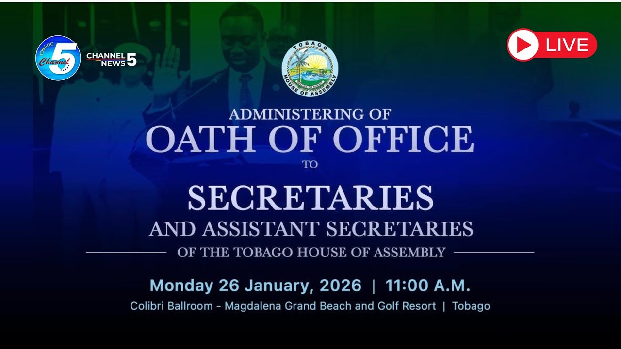LIVE: Administering of Oath of Office for THA Secretaries & Assistant Secretaries