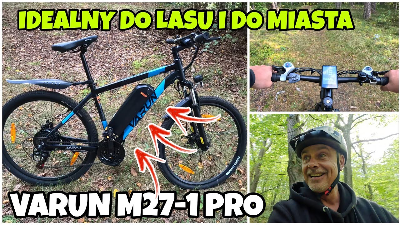 IDEALNY DO LASU I MIASTA / TANI MOCNY E-BIKE / VARUN M27-1