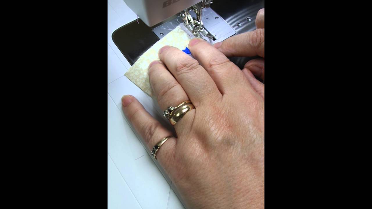 Curved piecing by machine tutorial