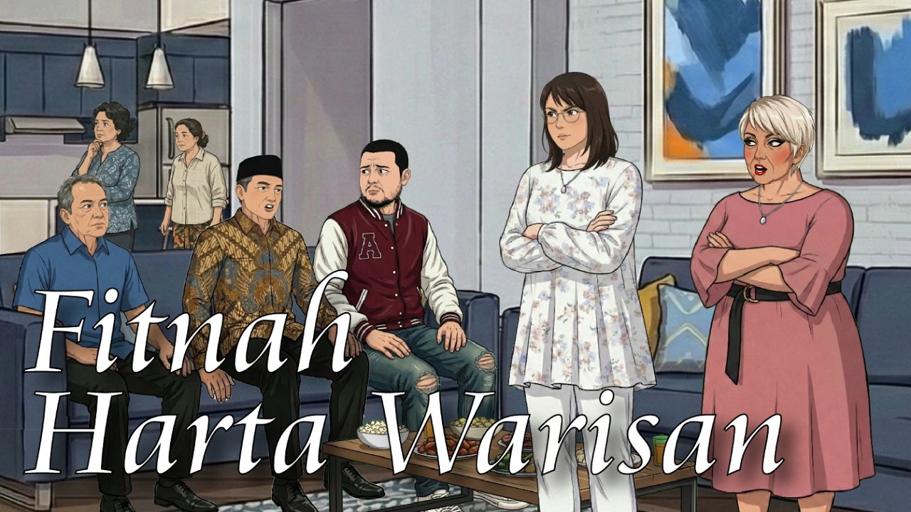 TANTE KUASAI HARTA WARISAN UNTUK HIDUP HEDON | DRAMA ANIMASI SINETRON