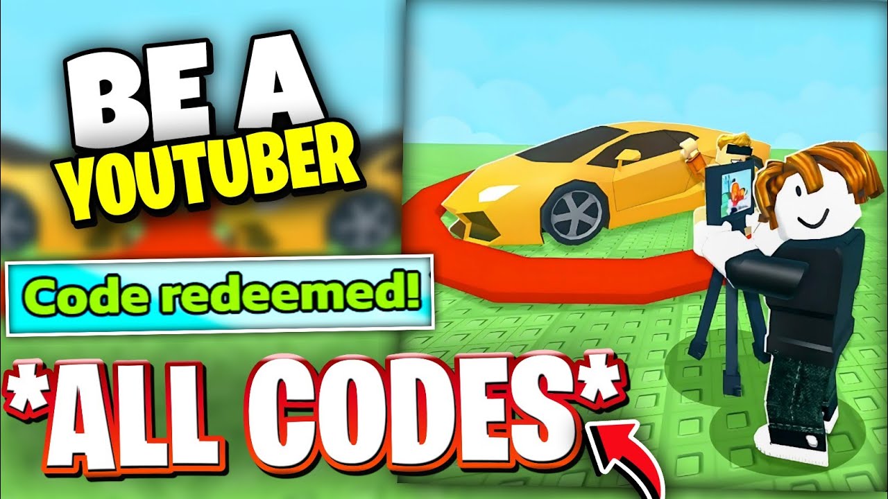 🔥All Working BE A YOUTUBER CODES! ROBLOX BE A YOUTUBER CODES