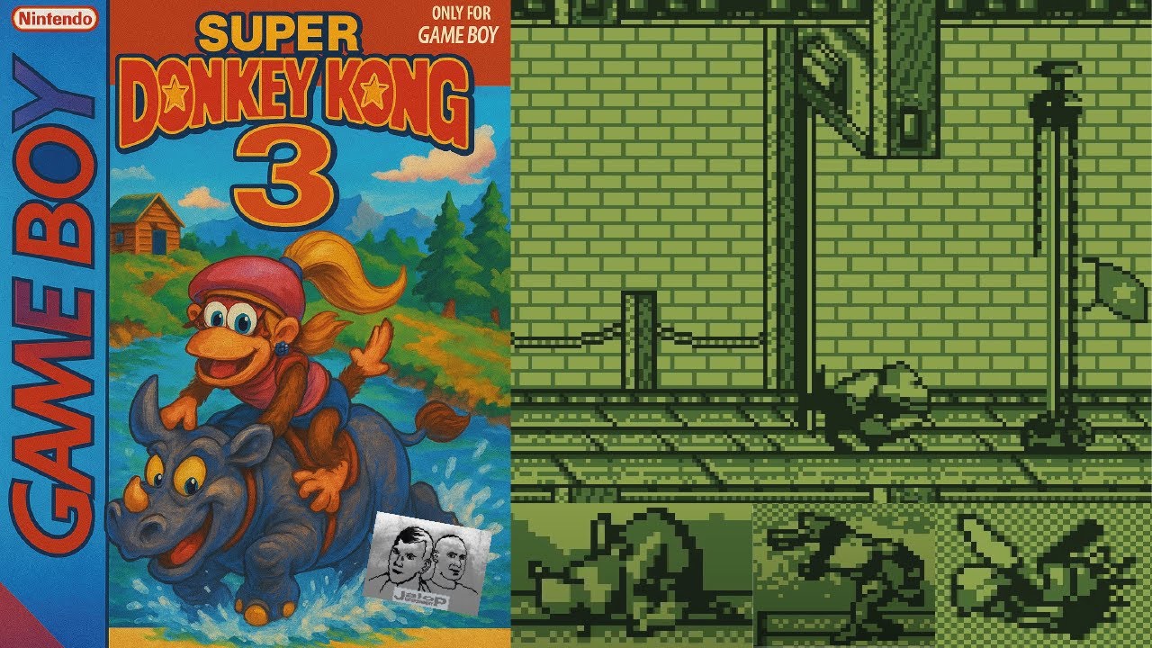 Super Donkey Kong 3 Game Boy Bootleg - C&M Playthrough