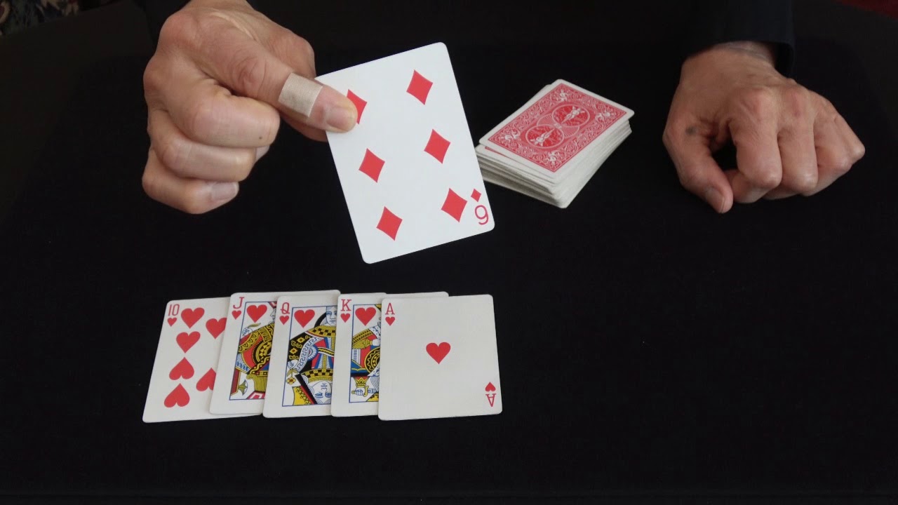 Easy Magic Card Trick: Learn How to Find a Card and Make a Royal Flush