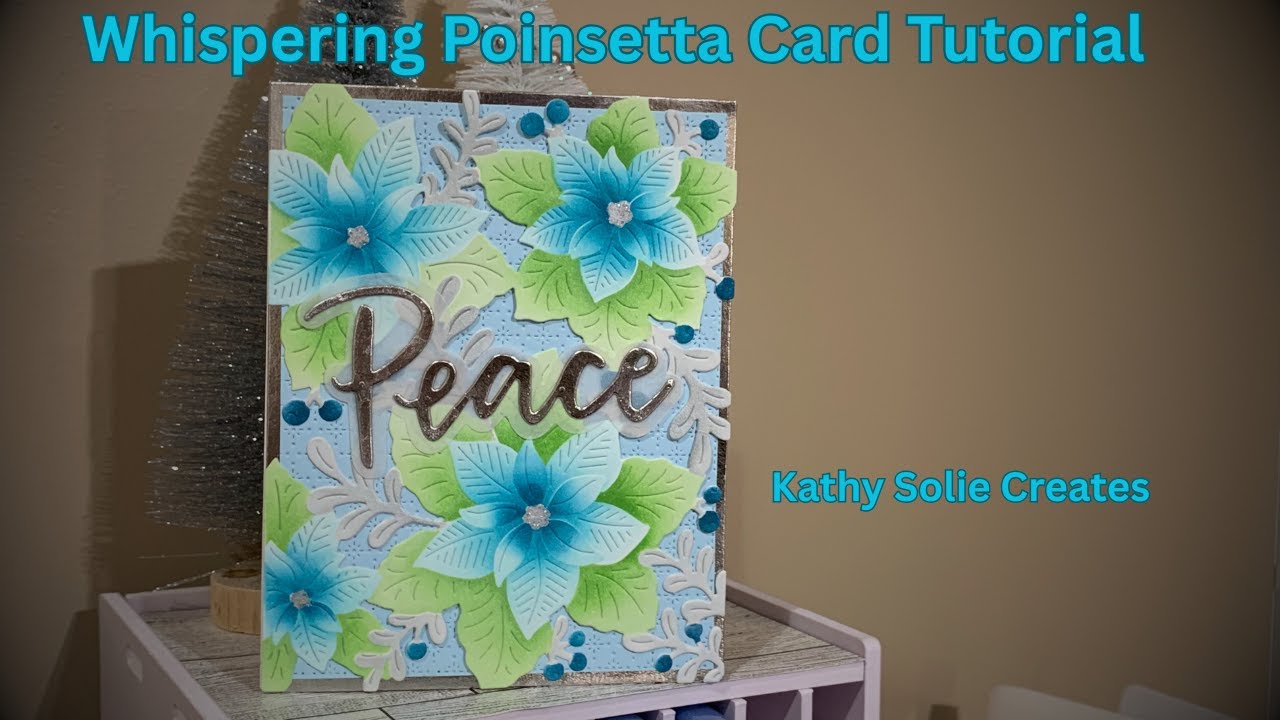 Poinsettia Christmas Card