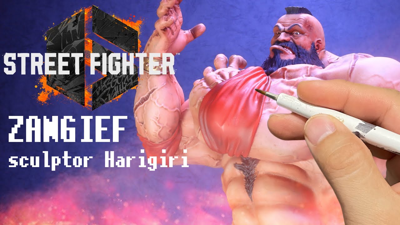 【フィギュア塗装解説】筋肉が輝く ハリギリ ストリートファイターⅥ ザンギエフ ガレージキットフィギュア