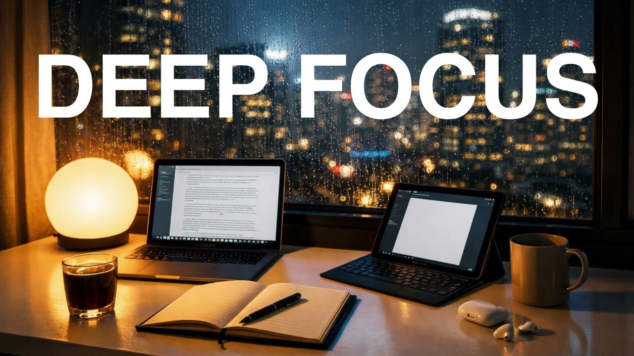 Jazz House Focus Mix — Study, Code, Create | No Noise Now