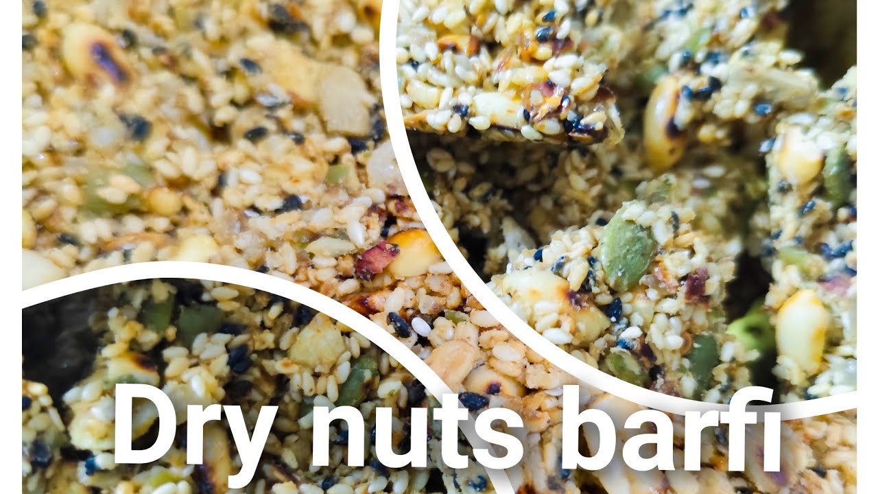 Healthy dry nuts barfi #food #cooking #recipe #single #foodie #foodlover #youtubevideolive