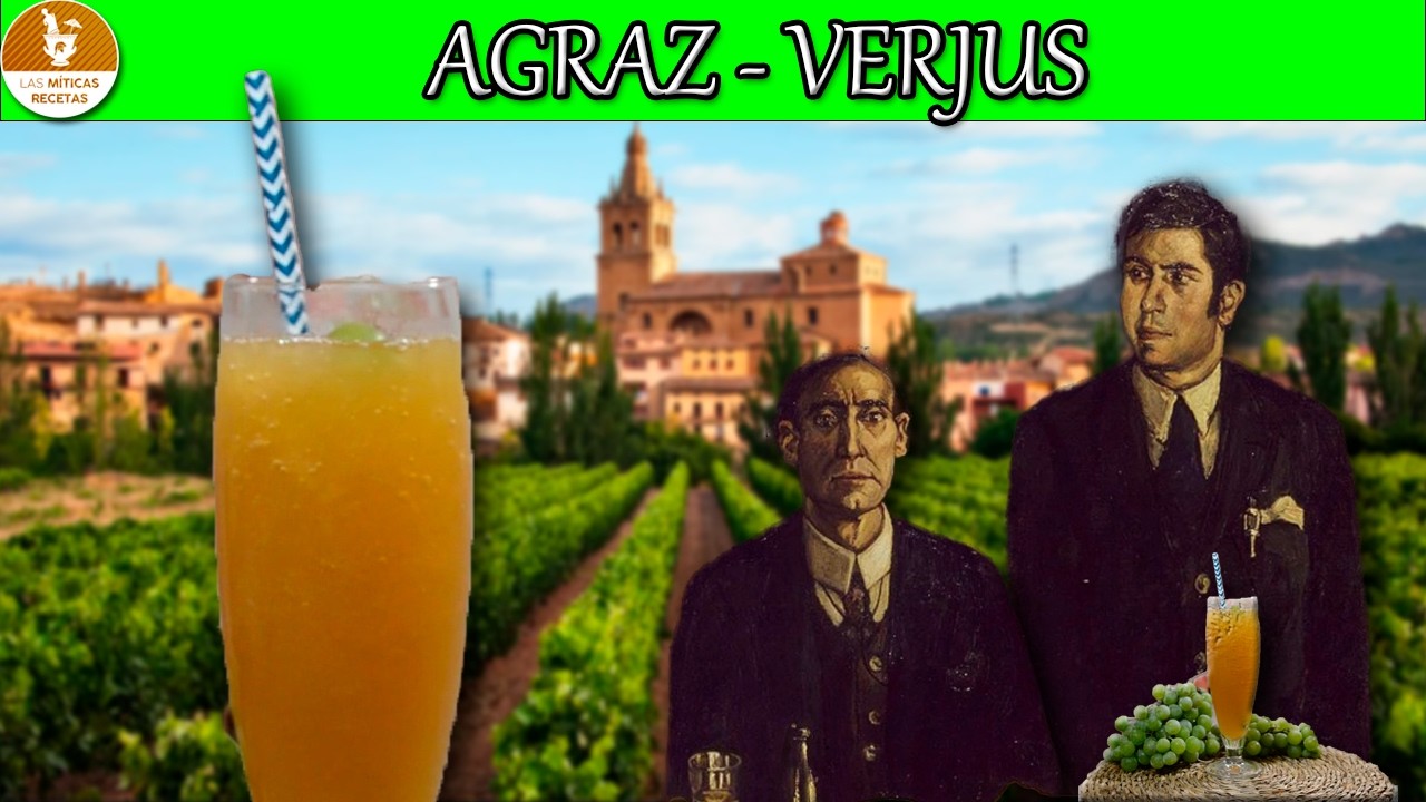 RECUPERAMOS la receta del AGRAZ-VERJUS, de condimento MEDIEVAL a BEBIDA en CAF&Eacute;S del Siglo XIX