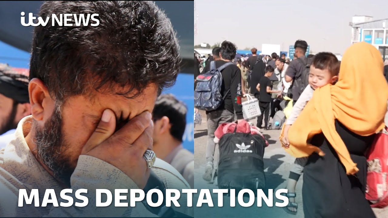 Iran expels nearly half a million Afghans in one month amid climbing tensions with Israel | ITV News