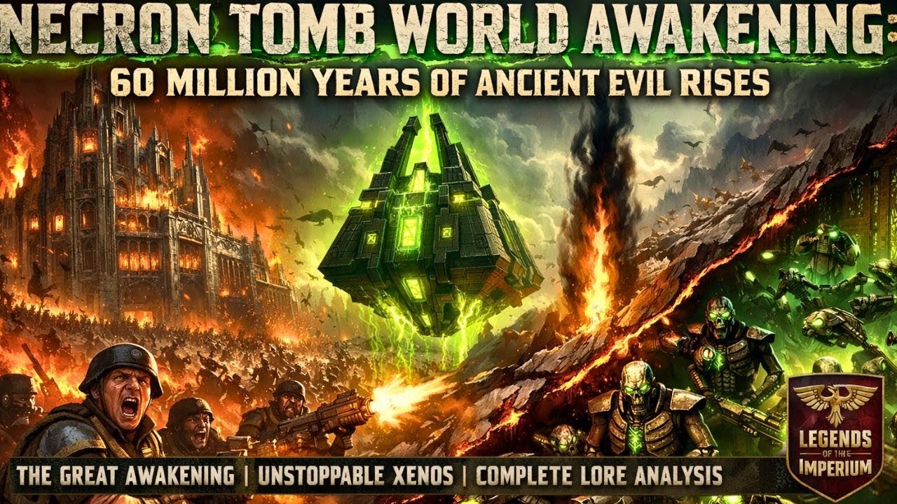 Necron Tomb World Awakening: 60 Million Years of Ancient Evil | Complete Warhammer 40K Lore