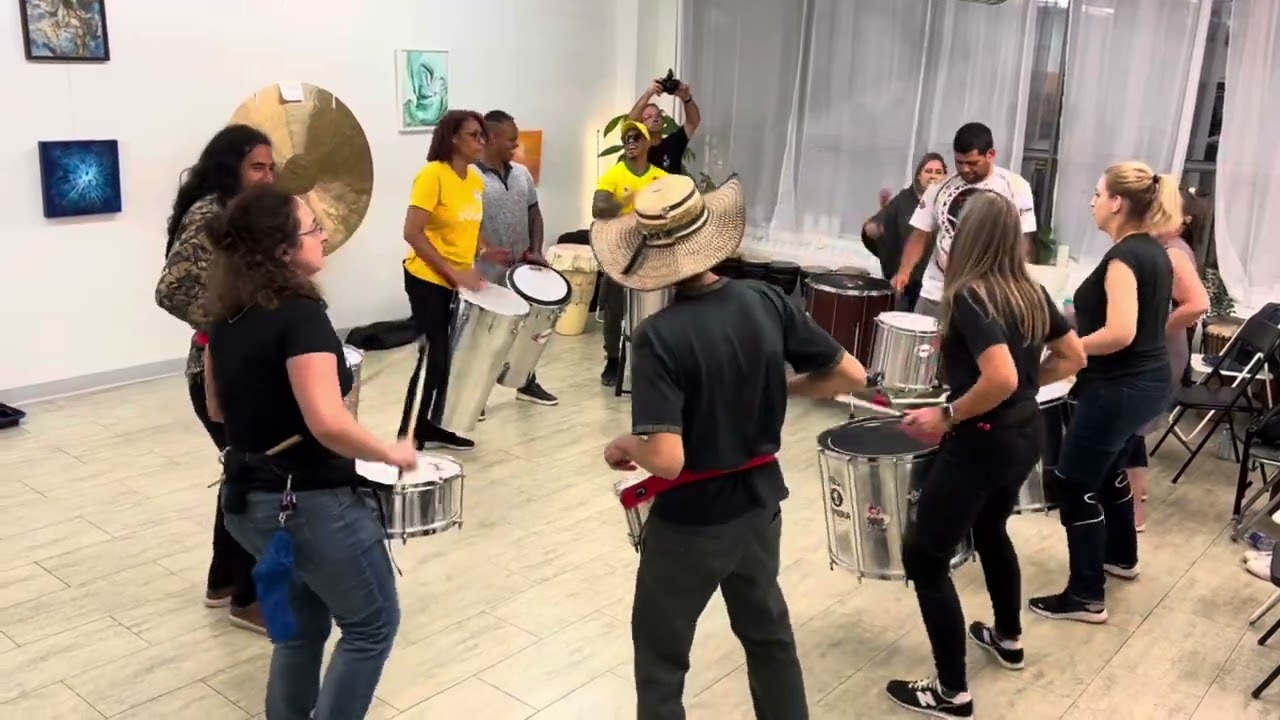 Masterclass de percussion brésilienne, Samba Reggae avec Pato Irie