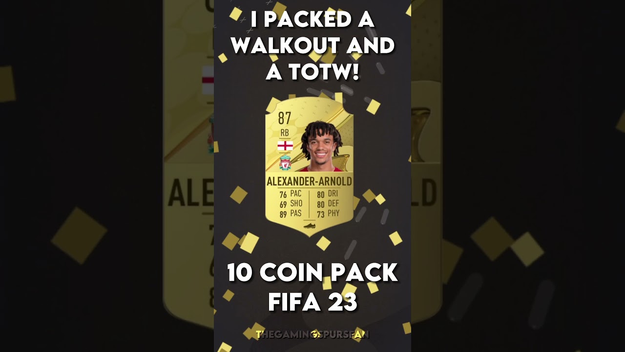I Packed A Walkout And A TOTW! 10 Coin Pack Fifa 23