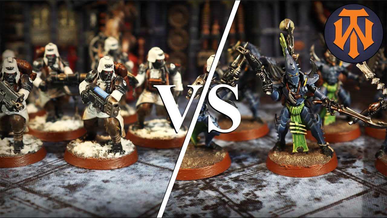 #43 KT Into The Dark - Drukhari VS Astra Militarum - Battle Report, Kill Team, Warhammer 40k