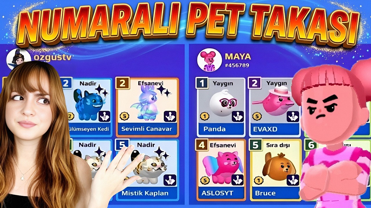 PK XD MAYA İLE NUMARALI PET TAKASI YAPTIK! TAKİPÇİLERİM SEÇTİ 😱(BEDAVA CREATOR PAKET KODUM)|ÖZGÜŞ TV