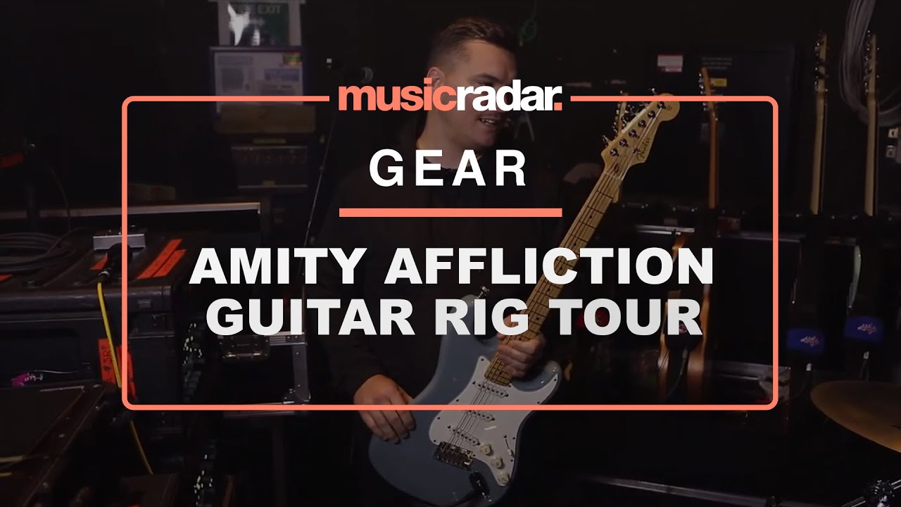 Rig tour: The Amity Affliction's Dan Brown shows us his stealth metal Strats