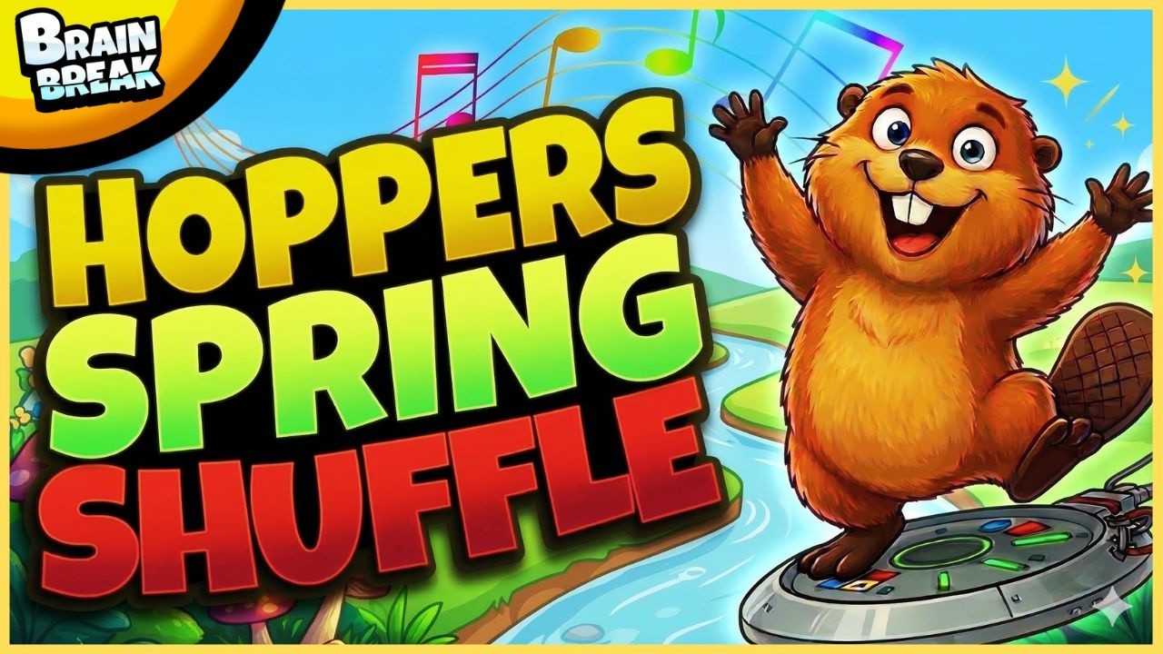 Hoppers Spring Shuffle | Brain Break | Spring Brain Breaks for Kids