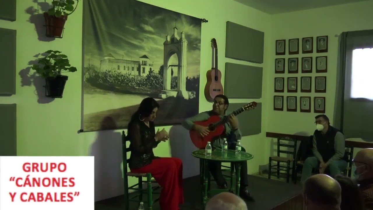 Paqui Ríos con José de Pura en Peña Flamenca Pozo Nuevo de Olivares -    Fandangos por Soleá
