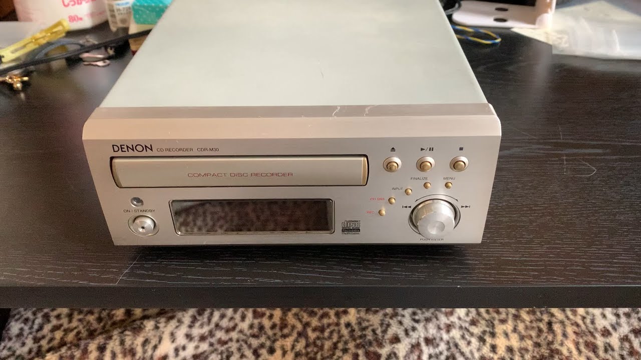 【CDレコーダー】DENON CDR-M30 修理