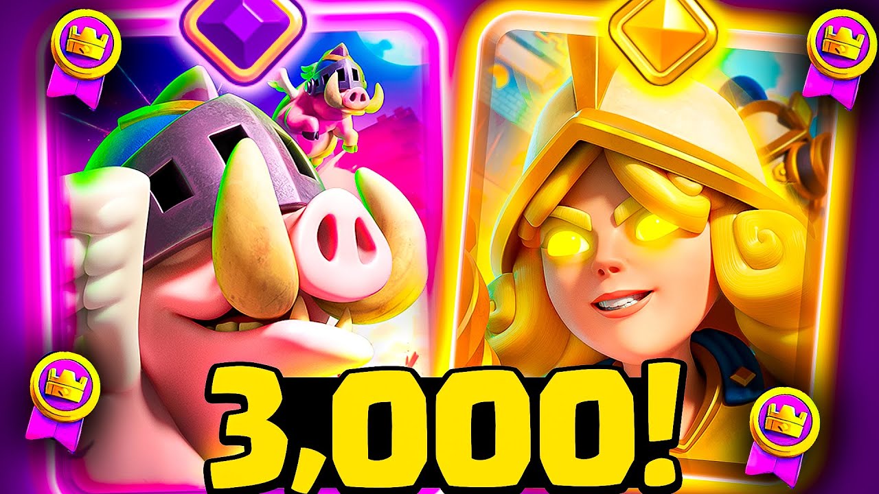SUBÍ A +3,000 MEDALLAS en CLASH ROYALE!! (Top 100 del Mundo)