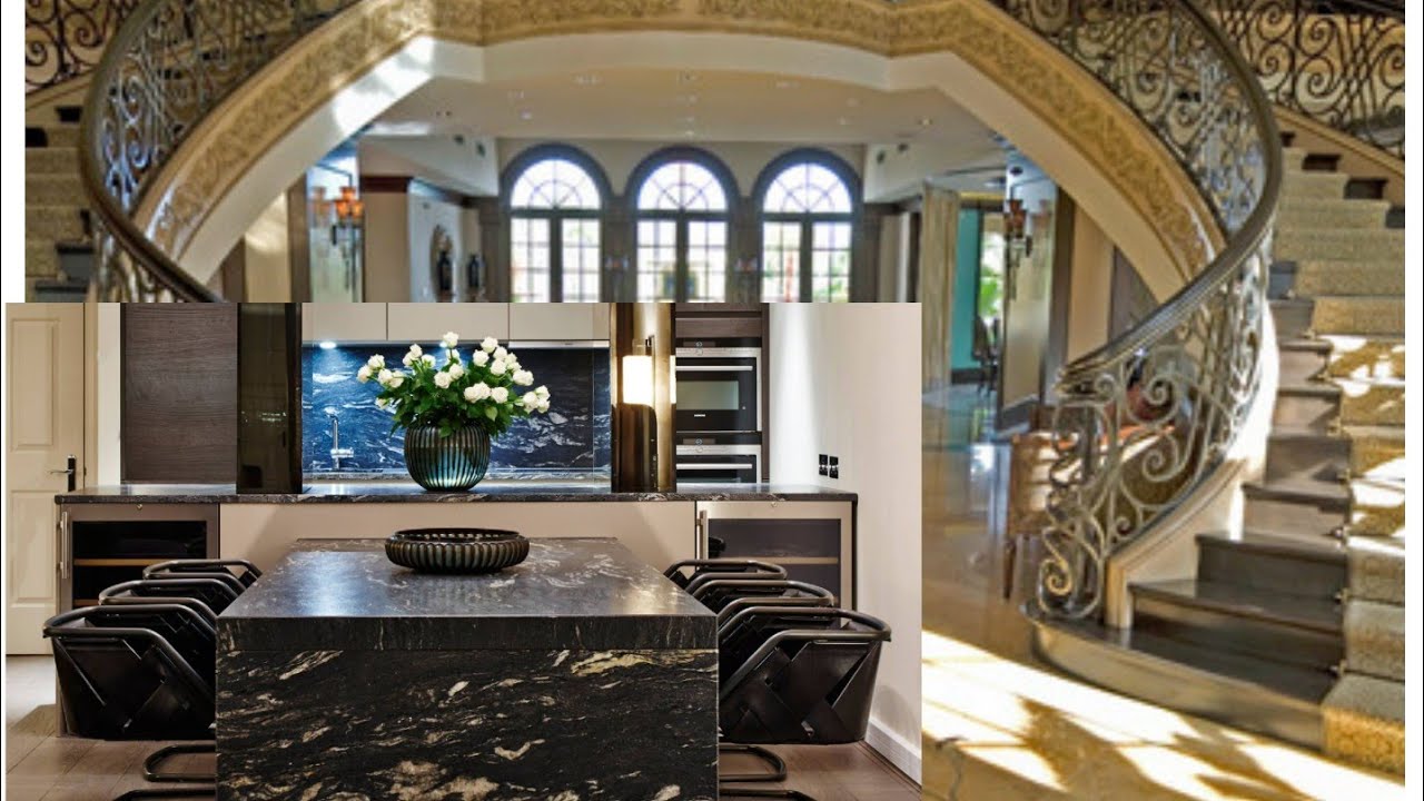 Building our House Updates - Granite Dining Table with Waterfall Edge & Double Floating Staircase