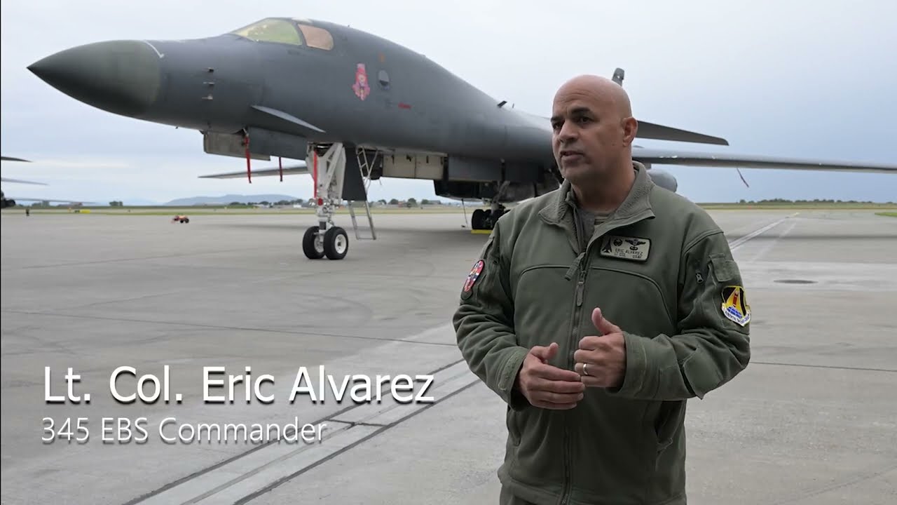 B-1B Lancer Bomber Task Force Europe - Norway Mission Video