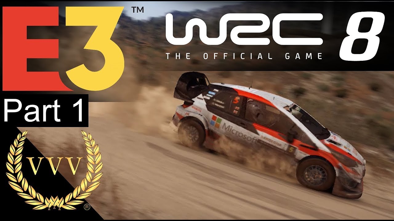 WRC 8 Gameplay - E3 2019 Part 1