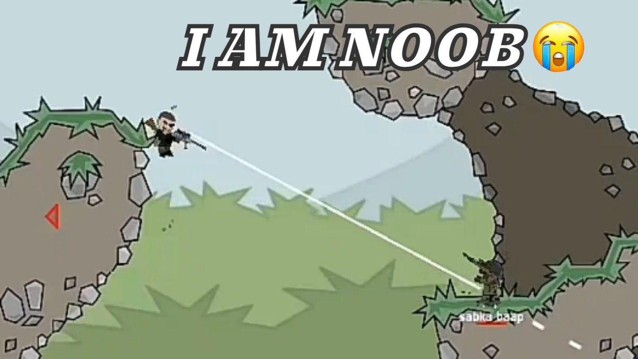 Sniper Outpost Gameplay In Mini Militia | Newbie Gaming