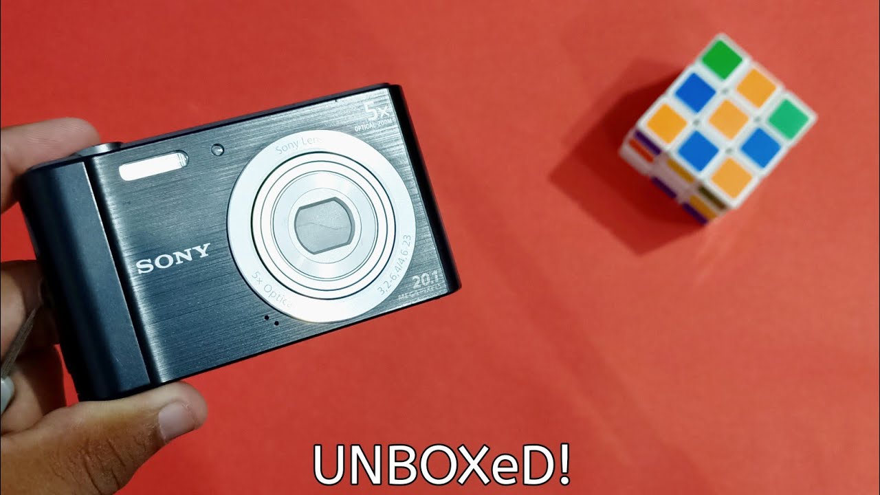 Unboxing Sony Cyber Shot DSC W800 Digital Camera 2020