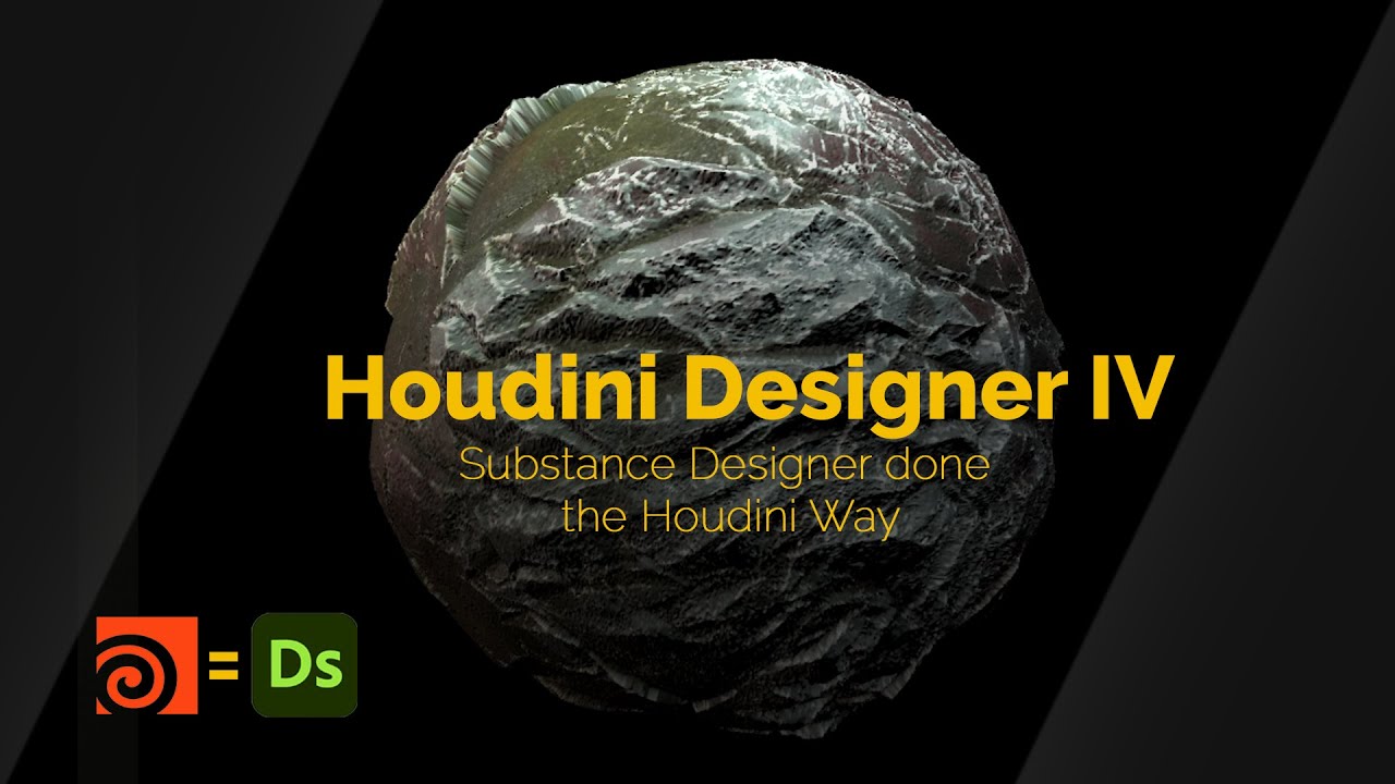 Houdini Designer IV  - Small details, Masks in COPs - Substance Designer in Houdini