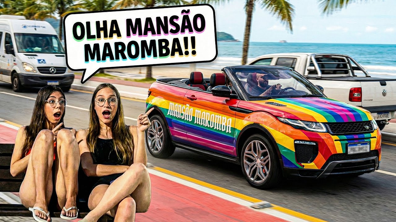 REAÇÃO DAS PESSOAS EM BALNEÁRIO CAMBORIÚ COM O CARRO DA MANSÃO MAROMBA