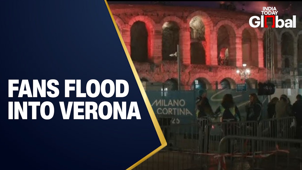 LIVE: Fans Stream Into Verona Ahead of Paralympic Opening Ceremony