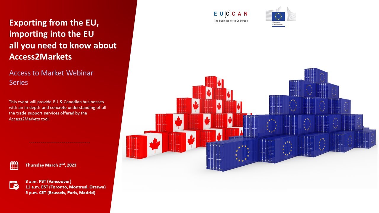 Exporting from the EU, importing into the EU: all you need to know about Access2Markets