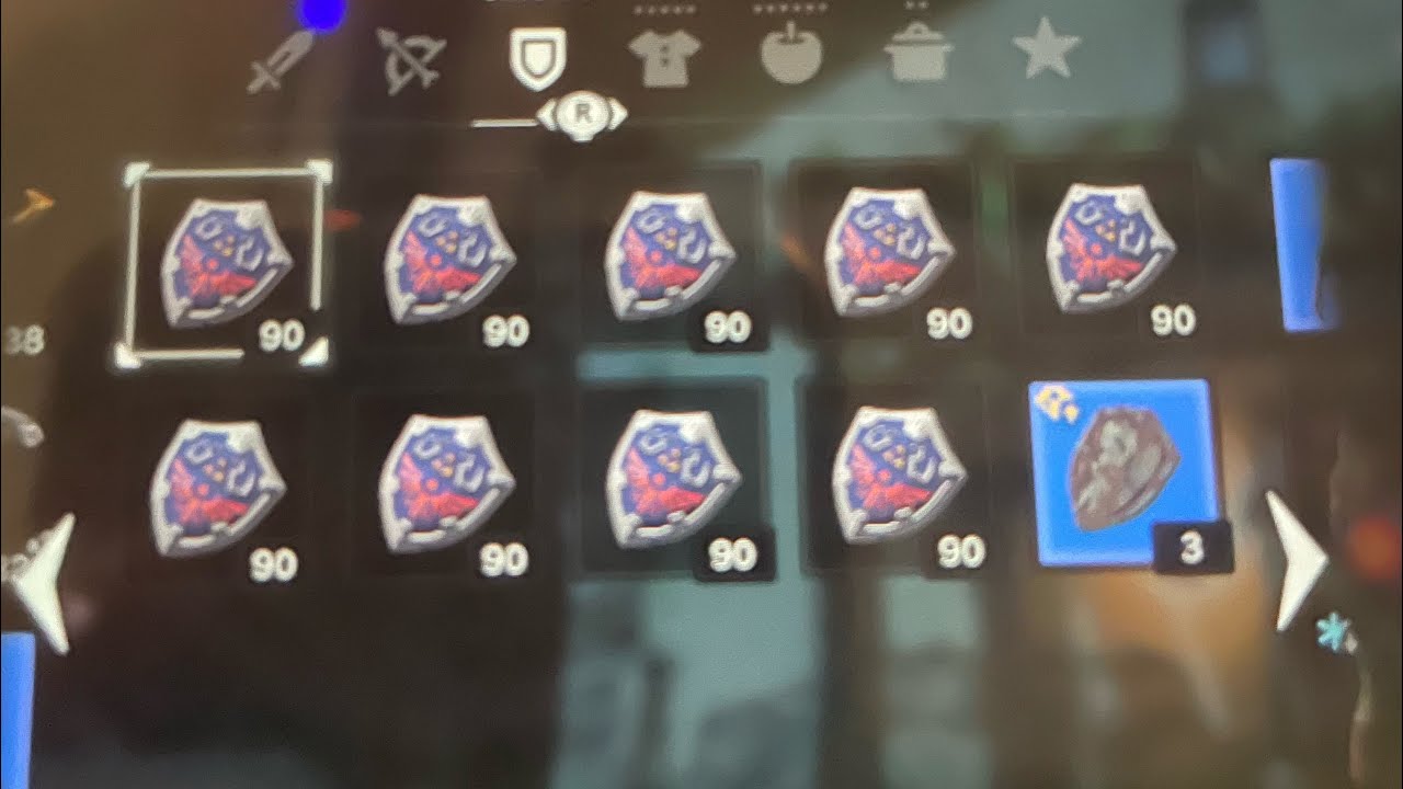 Duplication glitch for shields for Breath of the Wild