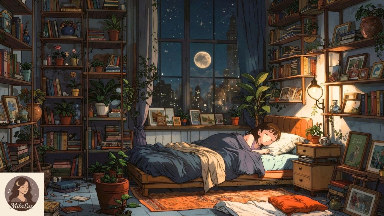 Deep Sleep Cozy Bedroom Ambience ✨ Relaxing Piano Music