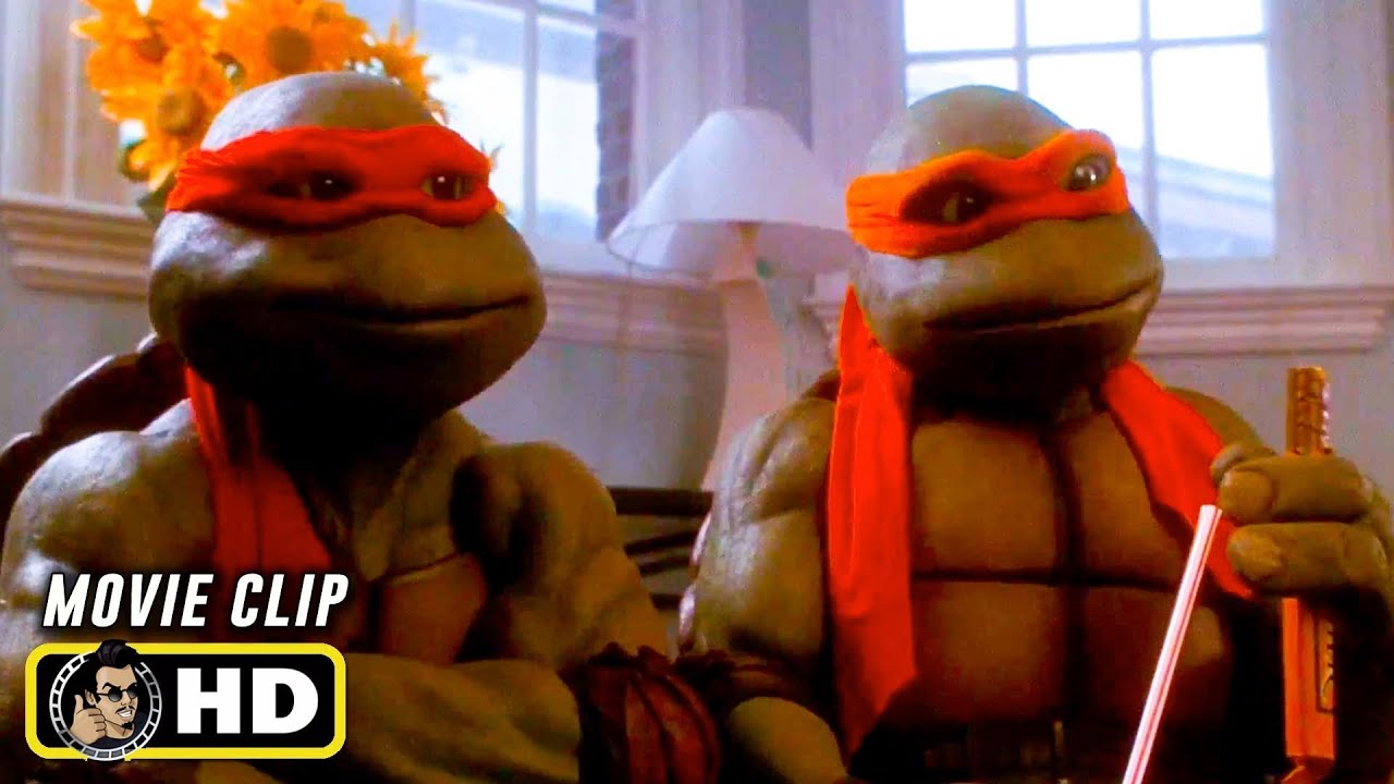TEENAGE MUTANT NINJA TURTLES II Clip - "Do Not Change Channel" (1991)