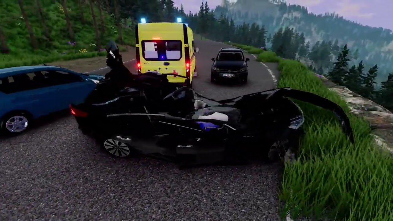 Аварии в BeamNG.Drive #2