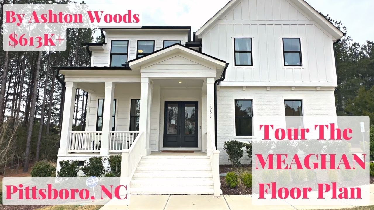 MEAGHAN PLAN by Ashton Woods | Parks at Meadowview Tour, Pittsboro NC Luxury New Home Construction