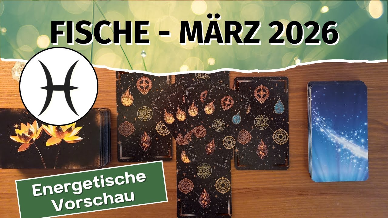 Fische: Erntezeit! März 2026 | Tarotlegung | Kartenlegung | Orakel | Tarot | Zukunftsbotschaft