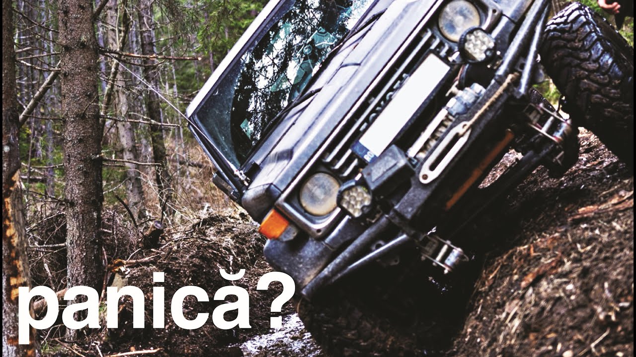 Offroad, aproape ne-am rasturnat cu Toyota, am rupt oglinda la Jeep