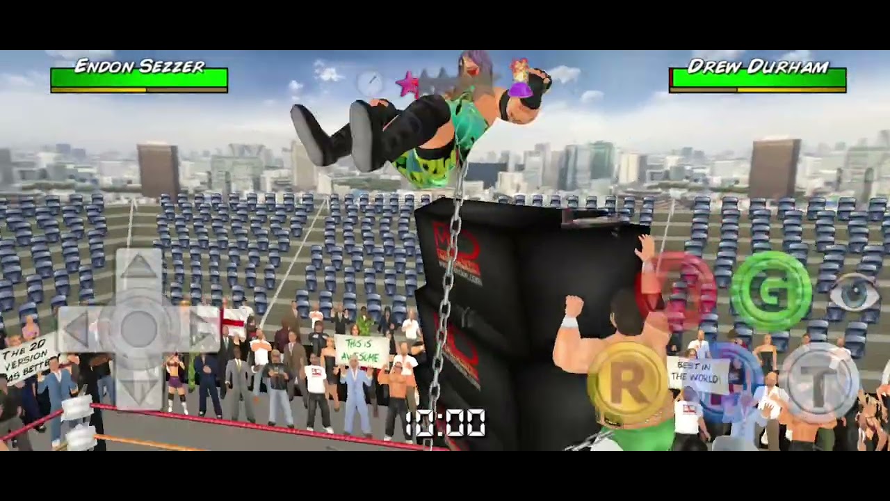 30 weapon and 20 furniture amazing table smasher Match. Wrestling empire
