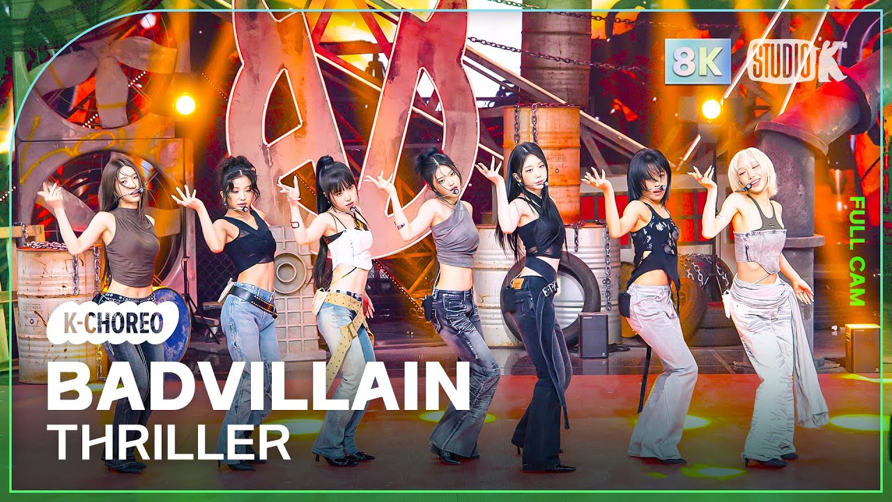 [K-Choreo 8K] 배드빌런 직캠 'THRILLER' (BADVILLAIN Choreography) @MusicBank 250919