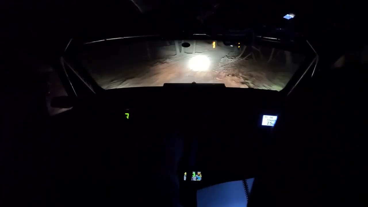 Vali Porcisteanu - Valcea Rally 2025 - Night Onboard