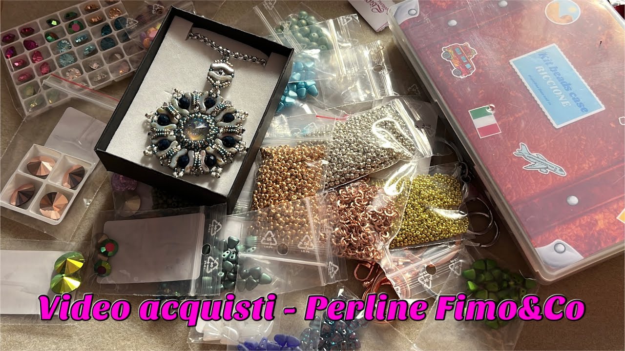 Video acquisti Perline Fimo&co & ciondolo Hinnuendo💕