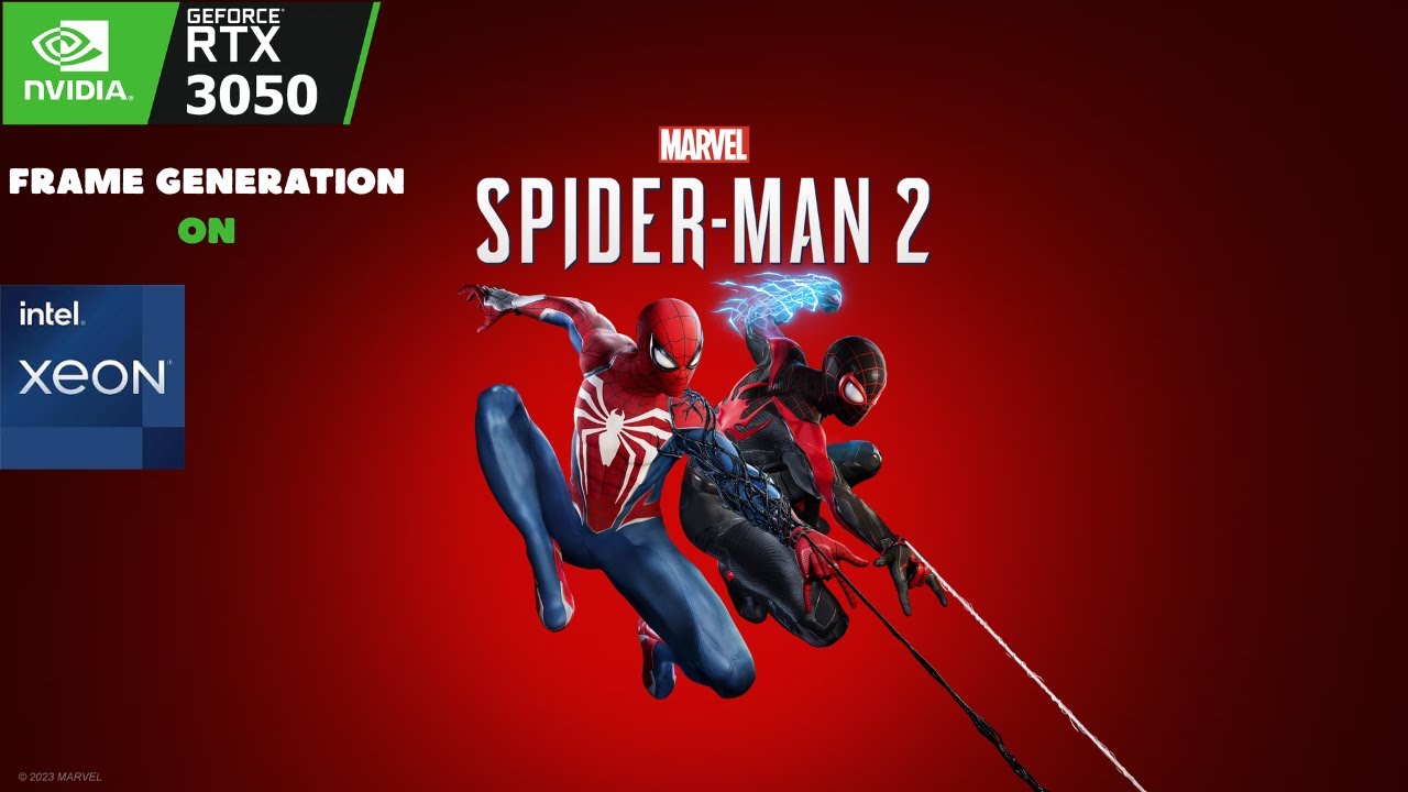 Marvels Spider Man 2 // RTX 3050 8GB + XEON 2680 V4 (1080p High Graphics)