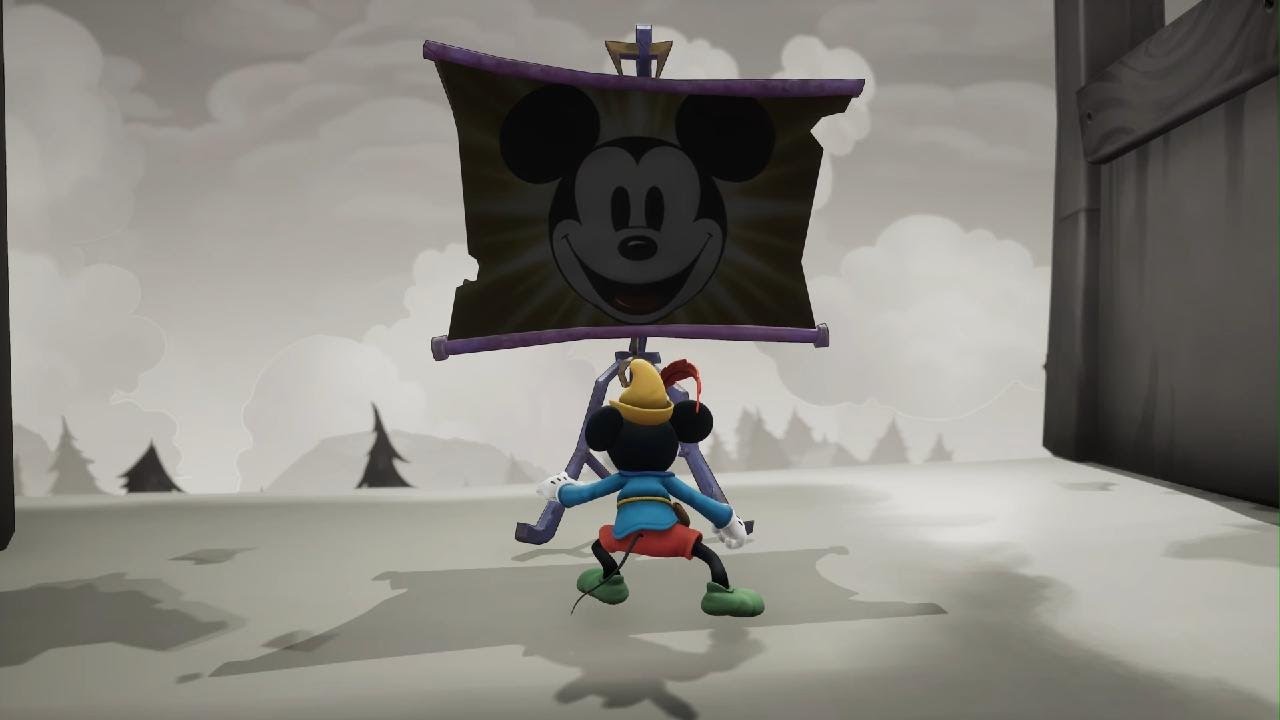 Disney Epic Mickey Rebrushed Clock Tower Boss Fight No damage taken