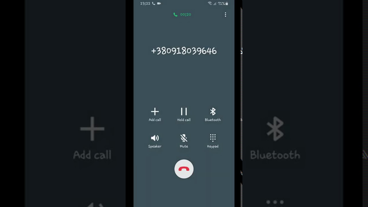 Samsung S9 Over the Horizon Incoming Call