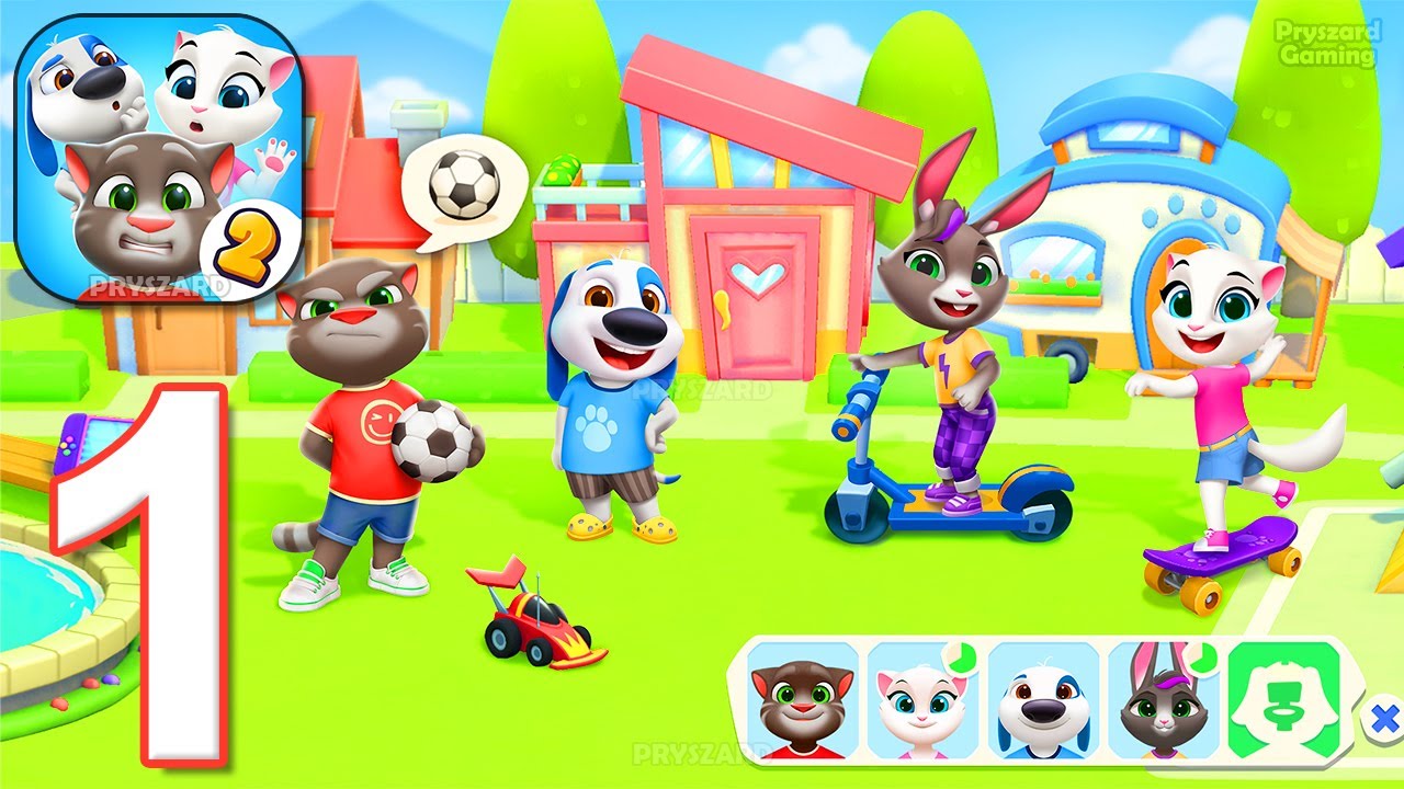My Talking Tom Friends 2 - Gameplay Walkthrough Part 1 (iOS, Android)